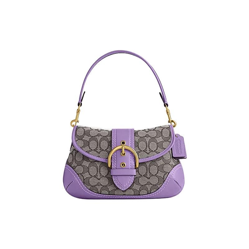 Coach Soho 27 Classic Monogram Turnlock