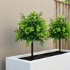 UV Resistant Simulation Eucalyptus Tree Artificial Green Plants Ground Stake  Outdoor Garden