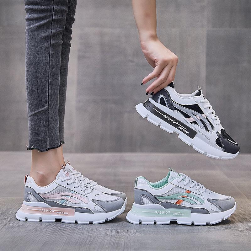 Women's Fashion Sports Shoes Lightweight Breathable Jogging Shoes Tennis Shoes