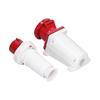 Conjunto de conectores de tomada industrial IP67 à prova d'água 3 fases de energia 4 pinos 63A 3P+E 380415V