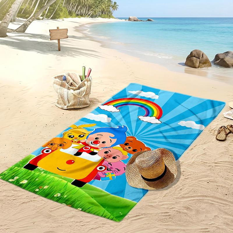 El Payaso Plim Plim Beach Towel, Soft Absorbent Quick‑Dry Towel for Beach Pool Swimming Travel Home