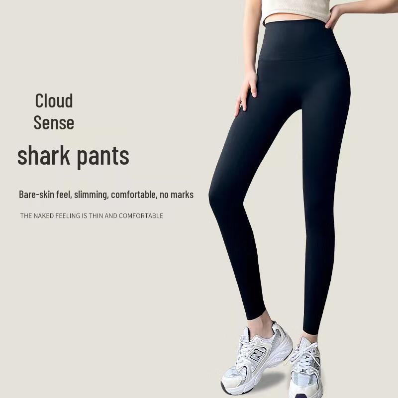 JOHLIN DREAM Women s Tummy Control Casual Shark Pants XL