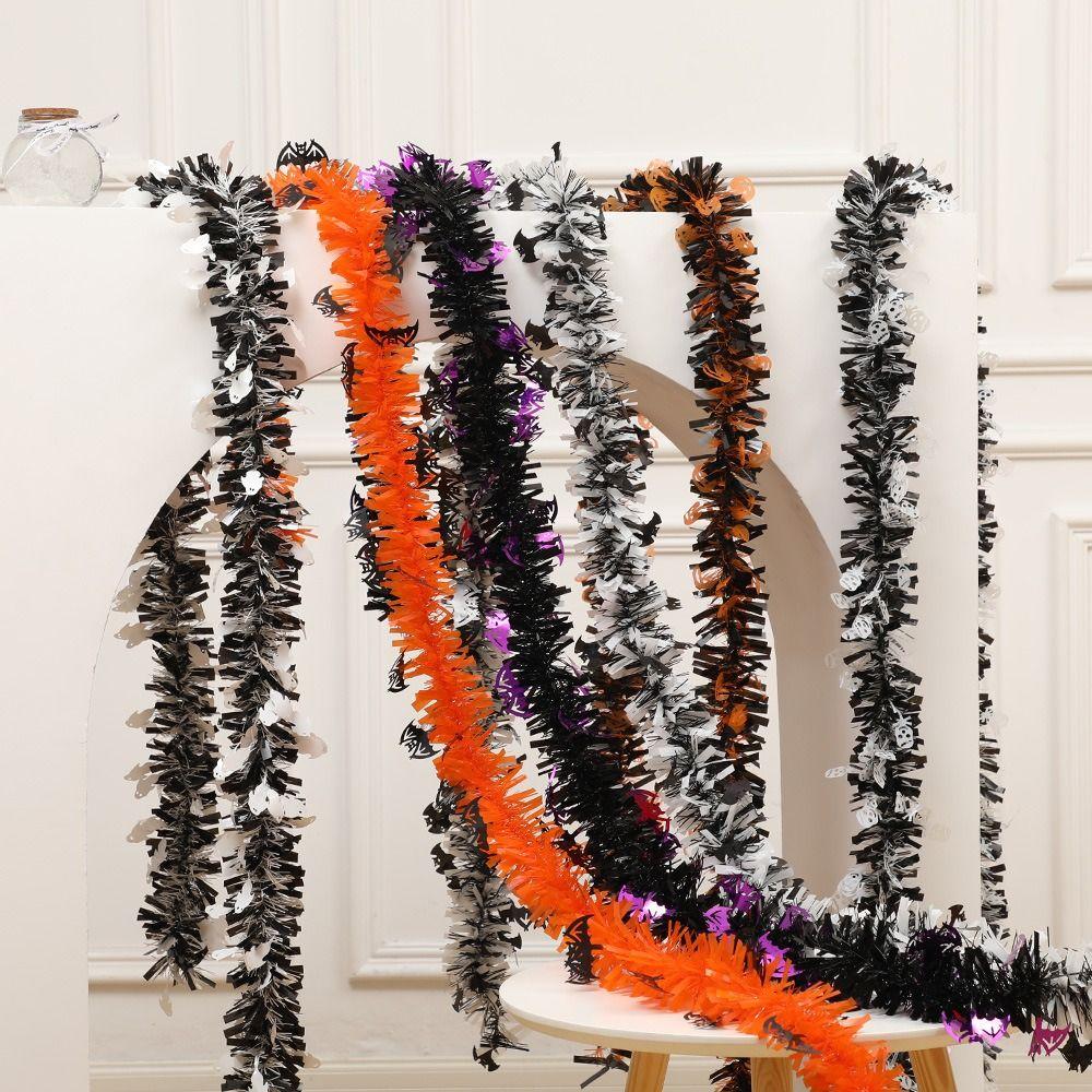 Environmental Friendly Halloween Pull Flowers Pendant Pumpkin Skeleton Pendant Halloween Decor