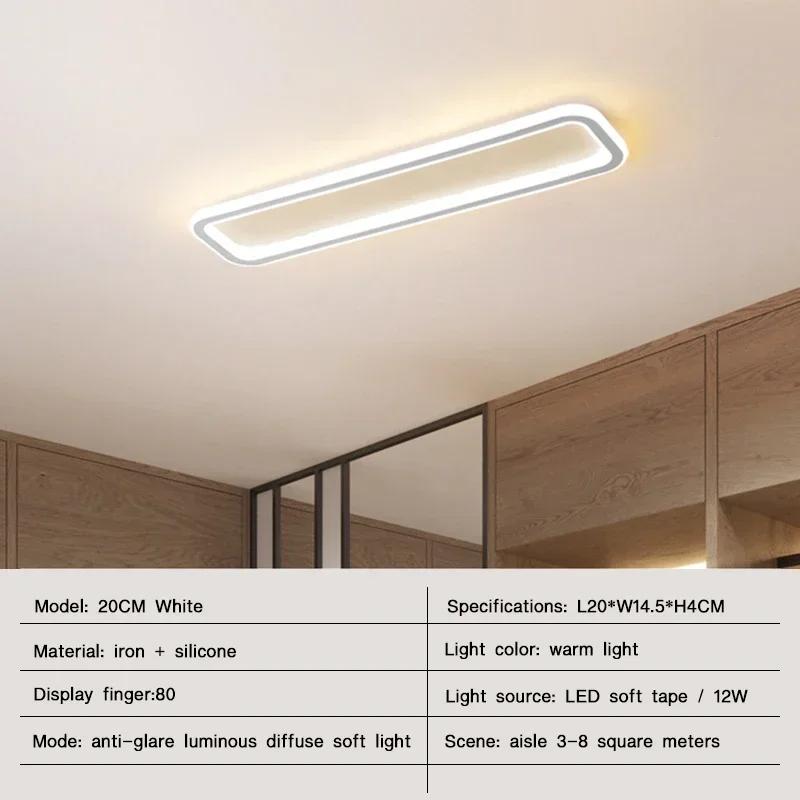 Modern LED Ceiling Lights for Living Room Bedroom  Balcony Aisle Hallway Lamps Strip Chandelier Indoor Lighting Fixtures Luster