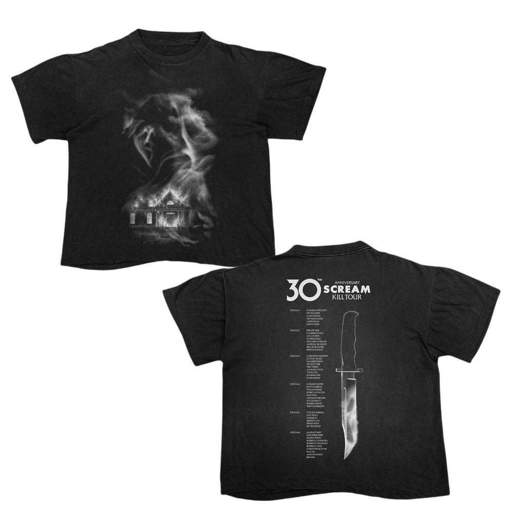 Sale!! Scream 7 30th Anniversary Kill Tour Two Sided T-shirt All Size XXXL