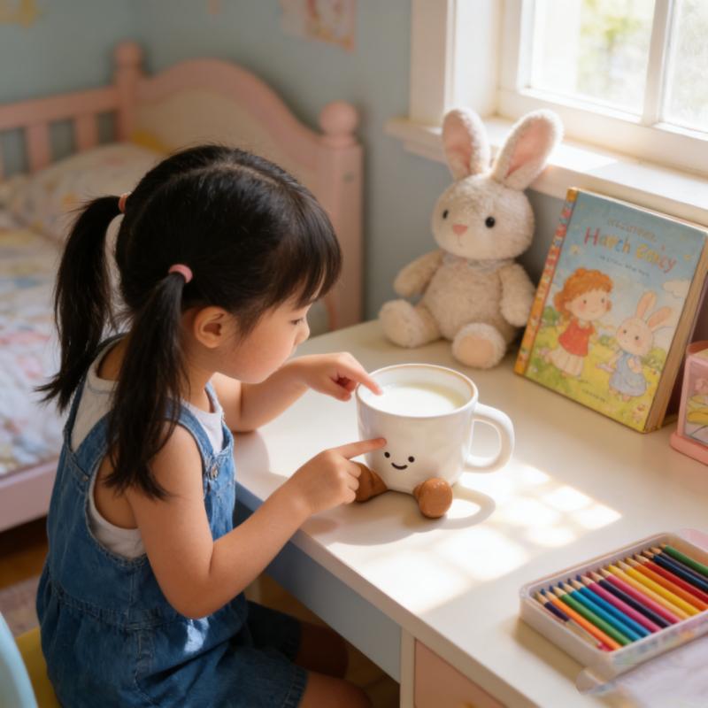 New Cartoon Couple Ceramic Mug Creative Coffee Milk Tea Water Cup Cute Children Breakfast Cup Household Drinkware Couple Gifts