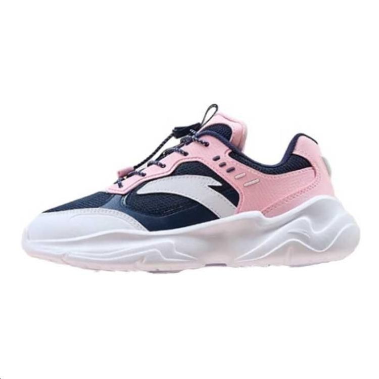 

Anta Comfortable Non-Slip Durable Low-Top Casual Shoes Kids sneakers Blue Pink White A322418802-1 39