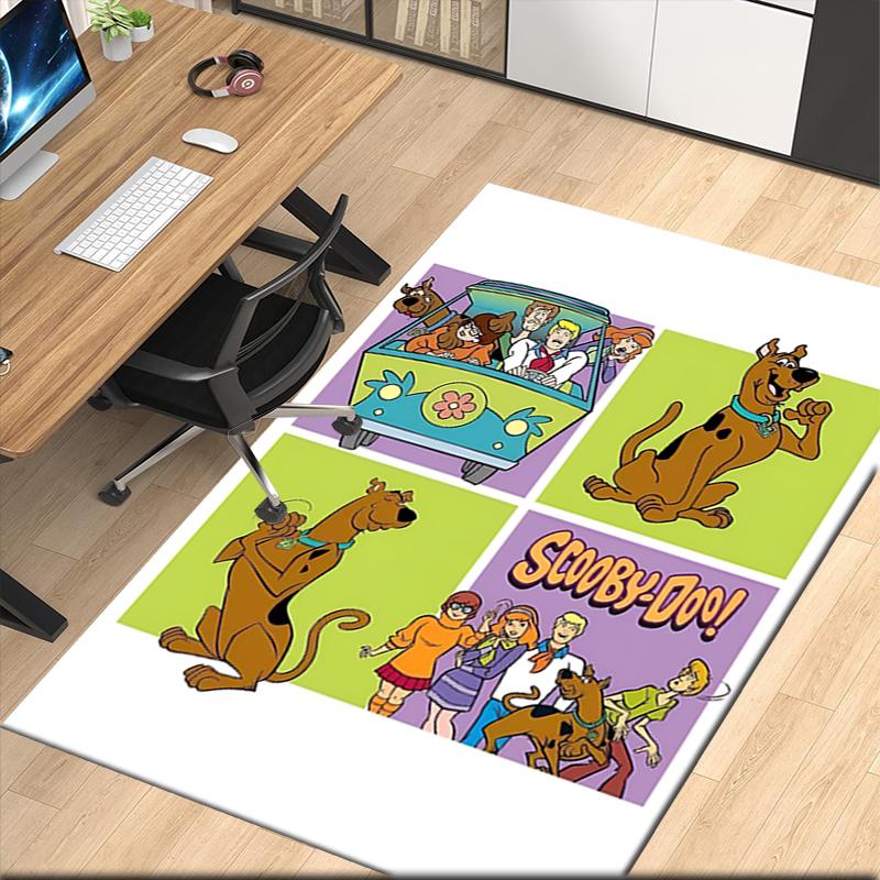 Scooby-Doo Printed Carpetrugfor Office Chair Living Room Bedroom Kitchen Room Decor Gifts