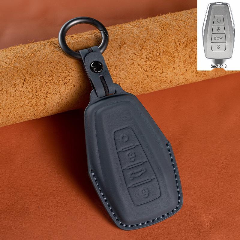 Geely Emgrand Genuine Leather Key Cover for Xingyue L, Boyue, Xingrui, Binyue, Binrui, Vision X6/X.