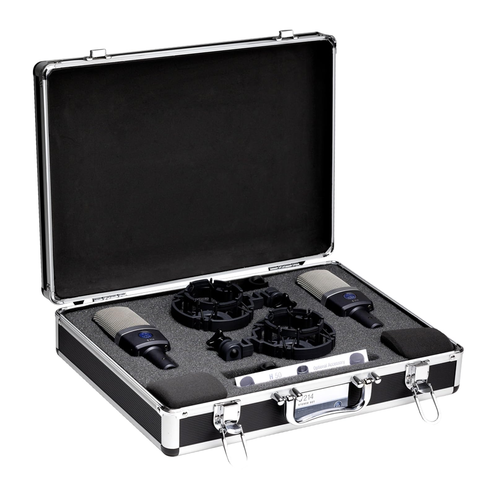 

AKG condenser microphone stereo pair C214/ST