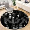 1pc KISS Band Office Round Area Rug, Under Office Chairs Bedroom Living Room Home Decor  A1016305