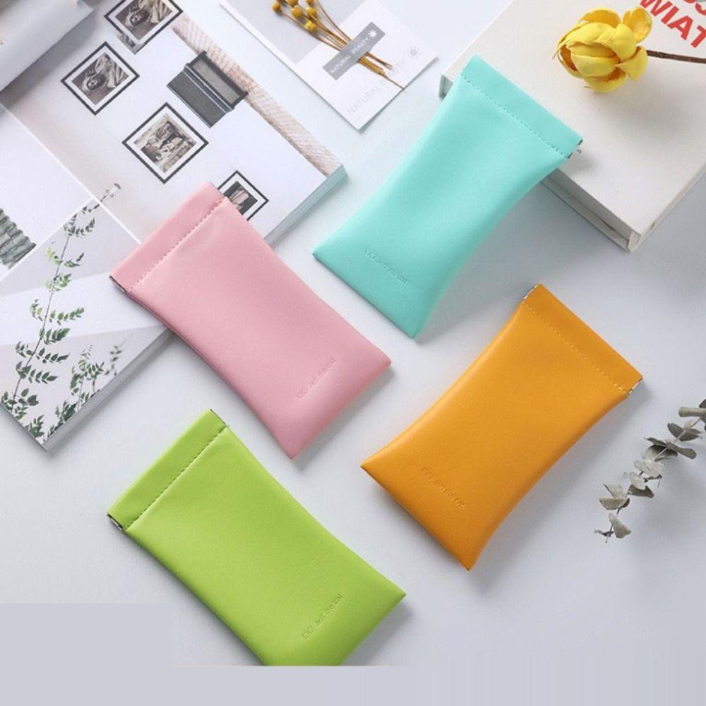 

Автоматически закрывающийся футляр для солнцезащитных очков, однотонная цветная коробка для очков, сумка для хранения очков, студент оранжевый