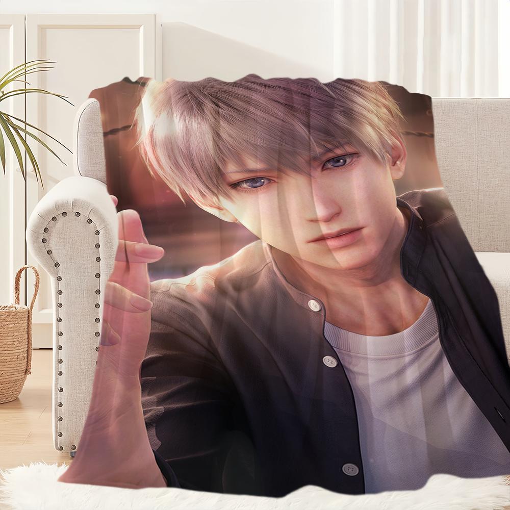 Game Love and Deepspace Xavier Blanket Blanket for Couch Sofa Travel Home Hiking Picni Bed Beding Flannel Blanket birthday gift