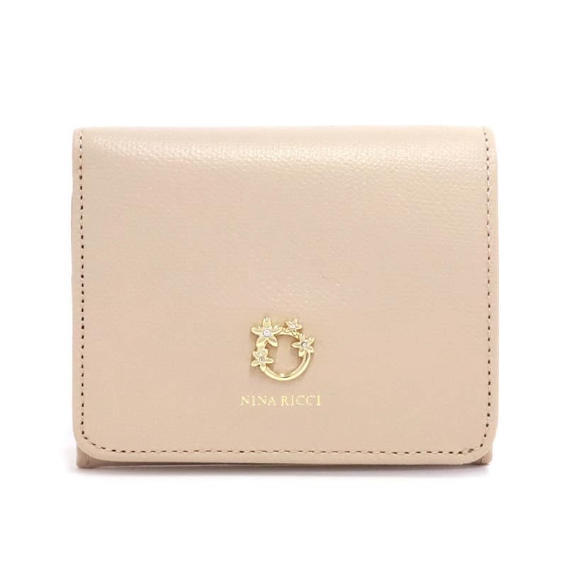 

Box Wallet Jardin Purse Beige Bi-fold 85-1160 бежевий
