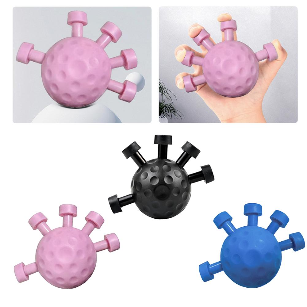 Fortalecedor de Pegada de Dedo Fortalecedor de Pegada de Mão Exercitador de Dedo Ergonômico de Silicone Bola para Treinador de Dedo para Dedo Mão Antebraço
