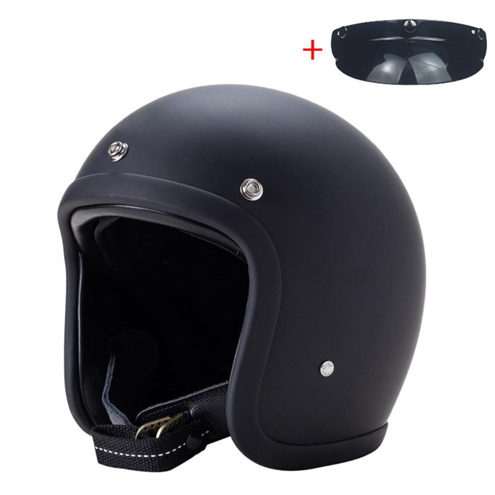 Japanese Korea Style Open Face Motorcycle Helmet Vintage 500TX Retro Scooter Riding 3/4 Jet Casco Moto Capacete BLD