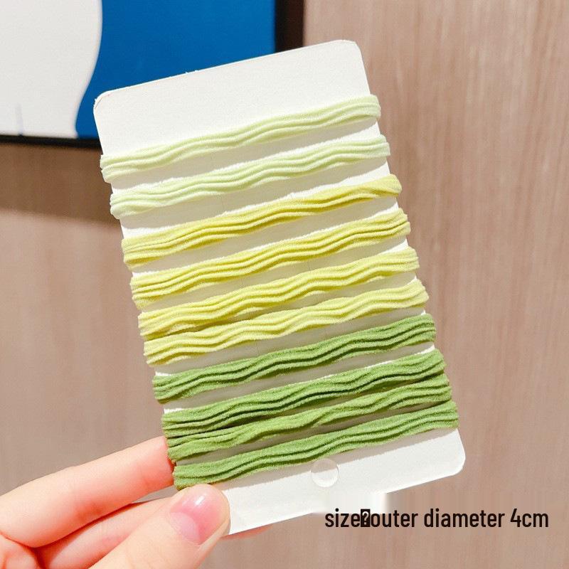 Children's Seamless High-Elasticity Hair Ties - No Damage Rubber Bands for Girls