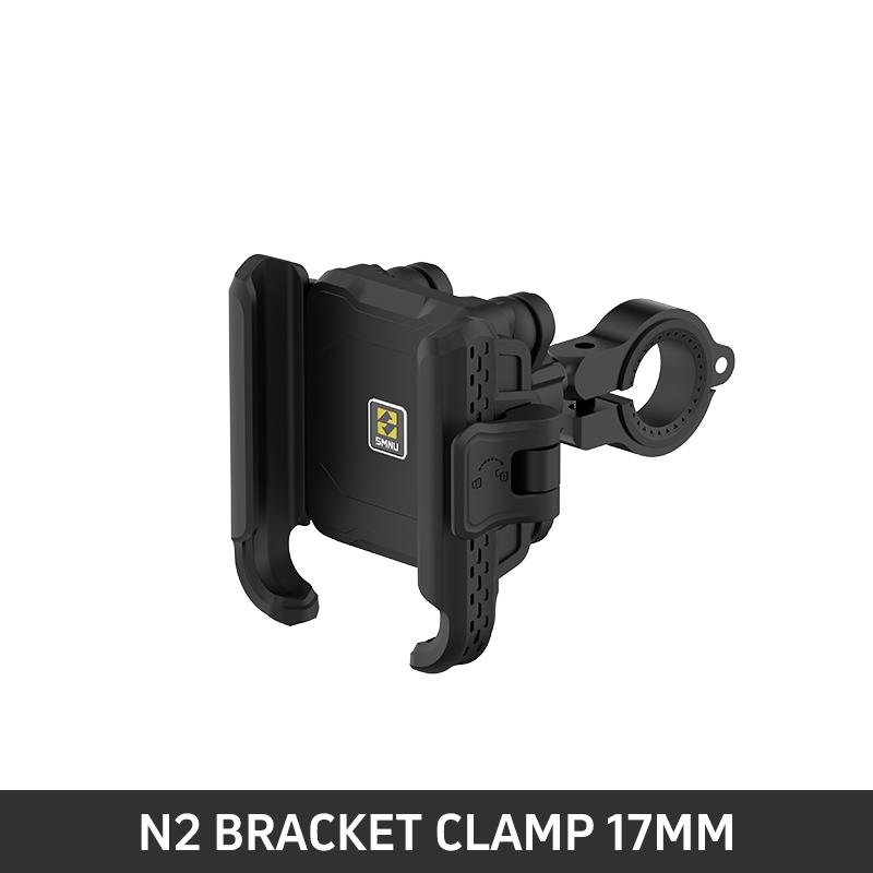 SMNU Flexible Anti-Shake Phone Holder Waterproof Motorbike Motorcycle Phone Mount on Rearview Mirror Manual clip