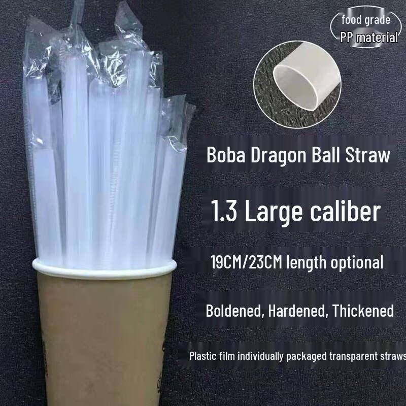 Disposable Clear Plastic Straws