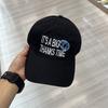 Street embroidery alphabet baseball cap men's and women's sun hat versatile soft top shows the face small cap tide