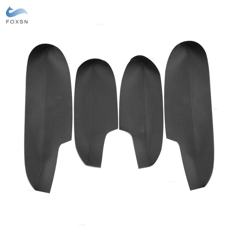 4pcs Soft Leather Armrest Cover For Hyundai Veracruz Car Interior Door Armrest Panel Skin Cover Stickers Trim Accessories