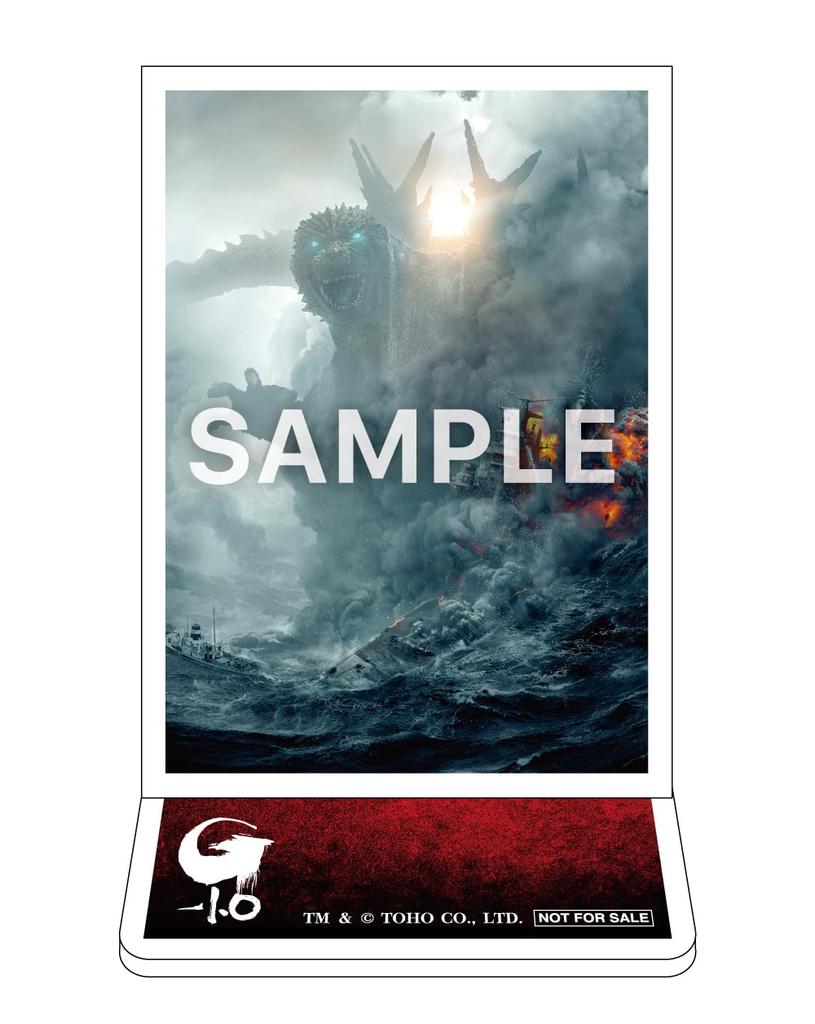 Deluxe Edition set Japan original steel book acrylic stand visual sheet manufacturer famous line sticker "Godzilla-1.0" 3-disc (Amazon exclusive + +