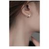 925 Silver Hoop Earrings Simple Elegant Sexy Jewelry Gift For Women Trendy Fashion Accessories
