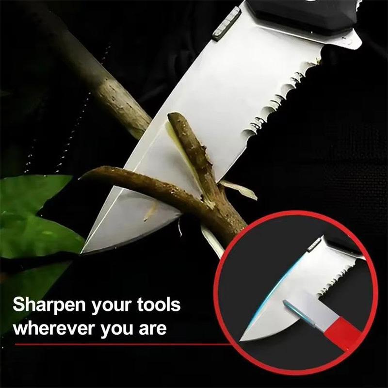 Professional Kitchen Knife Sharpener Tungsten Diamond Ceramic Sharpening Stone For All Blades Garden Scissors