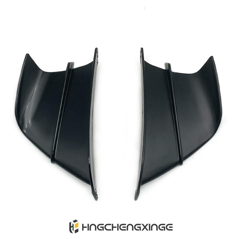 2X Universal Motorcycle Winglet Aerodynamic Spoiler Wing with Adhesive For Yamaha Suzuki Kawasaki Motorcycle Decoration Sticker