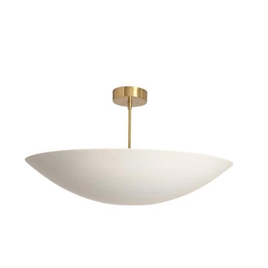 

Raw Brass Sputnik Chandelier | Mid Century Modern 6-Light Ceiling Fixture