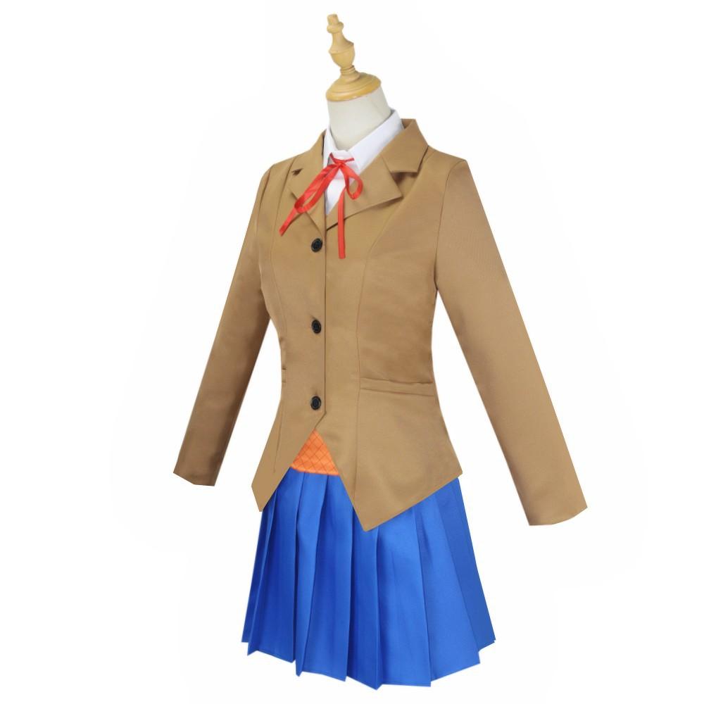 Halloween Costume Monica Women's Outfit Literature Club: Heartbeat Department cosplay Monica's clothes cos Clothing