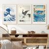 Nordic Hokusai Ohara Koson Japan Style Wave Wall Art Canvas Painting Plakaty I Wydruki Obrazy Ścienne Do Salonu Wystrój Domu