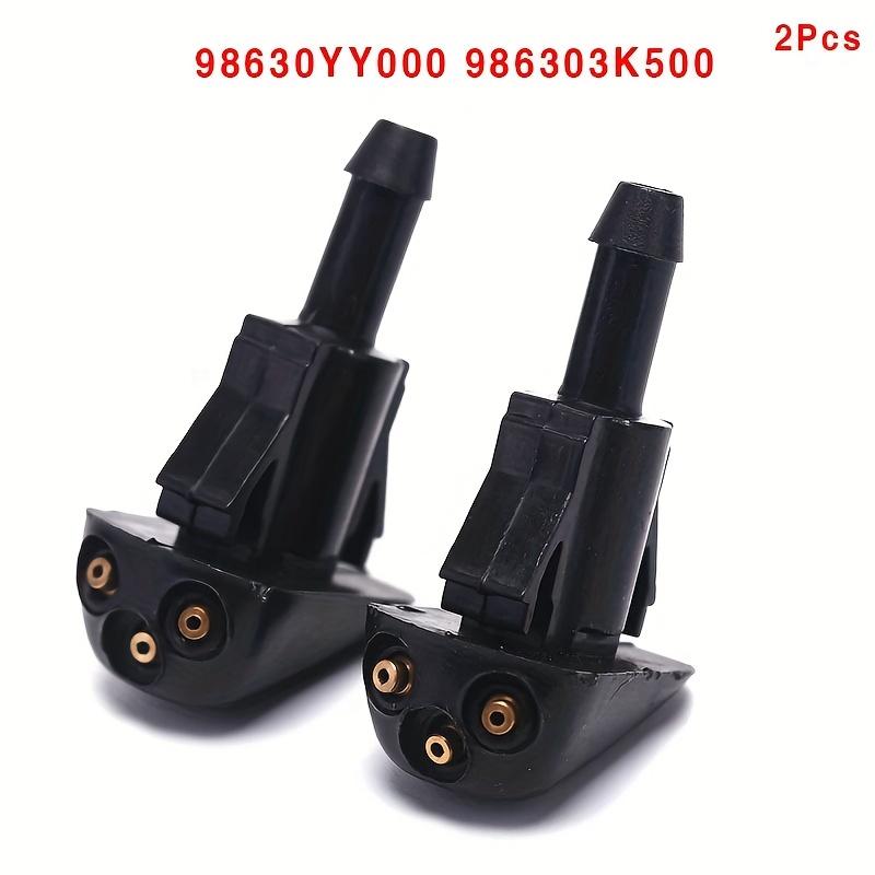 2pcs ABS Windshield Wiper Nozzles for Hyundai, for Kia Waterproof Ideal for Sonata, Elantra, Optima, Amanti, Sorento,Windshield Wiper Nozzles