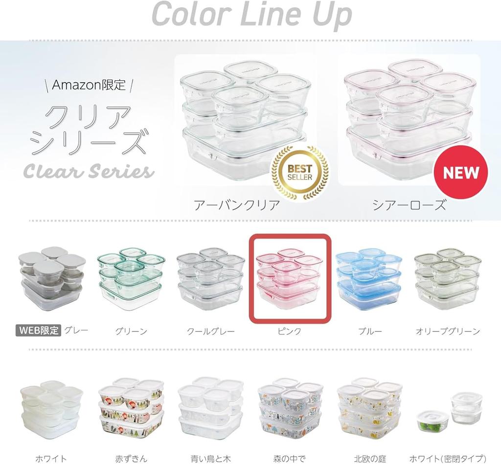 Iwaki Glas Aufbewahrungsset aus Pack Hitzebeständigen Behältern, Grün, 4, & Mikrowellenherd, PS-PRN-4G2