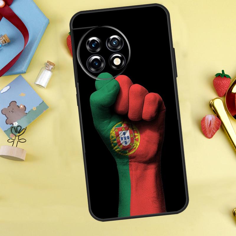 Portugal Flag Case For OnePlus Nord 5 CE 2 3 4 Lite N20 N30 OnePlus 15 12R 13R 13 12 11 10 10T 13T Cover