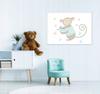 Obraz plakat w ramie a4 cm małpka pd205