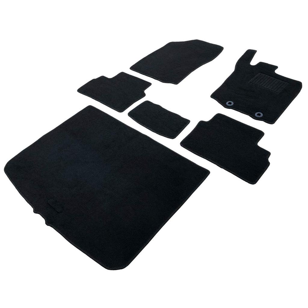Fenice Car Floor Luggage Mat Made in Japan Toyota Rise 200 Car Mat Specialty Mat, Mat, Set, (Daihatsu Rocky, Series), Black, Non-Slip, Slip-Resistant,