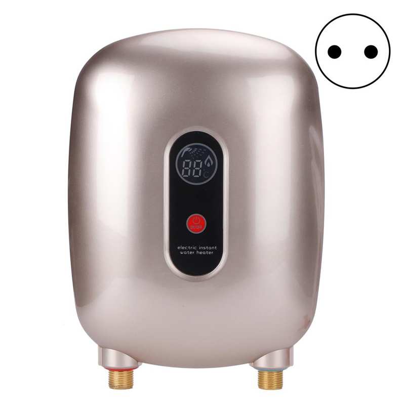 3500W Water Heater Tankless Water Heater Home Bathroom Kitchen 3 Second Fast Heating Shower Water Heated