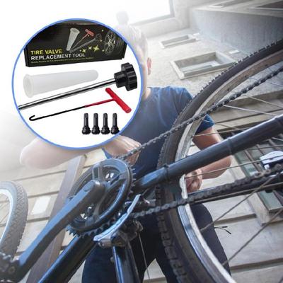 Juego de Herramientas para Válvulas de Neumáticos Herramienta de Instalación de Vástagos de Válvula Manejo Fácil y Reparación Eficiente para Amantes del Mantenimiento Automotriz