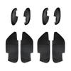 Garniture de couverture de panneau d'accoudoir de porte intérieure de voiture en cuir microfibre, 4 pièces, pour Subaru Forester 2013 2014 2015 2016 2017