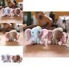 Adorable Lindo Llavero Juguete de Elefante de Peluche Suave Relleno Colgante para Bolso Muñeca