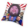 Jd Vance Face Meme Square Pillowcase Polyester Linen Velvet Creative Zip Decorative Throw Pillow Case Car Cushion Case
