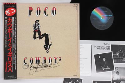 LP Record POCO  Cowboys  Englishmen VIM6276 MCA 1982 Japan Obi Rock Used