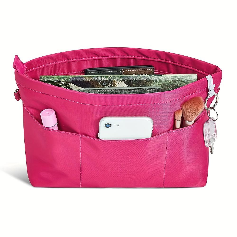 Foldable Nylon Tote Organizer, 13 Pockets, Lightweight & Washable. Perfect Cosmetic & Toiletry Storage Bag. Shop Now!