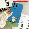 2DFlat Rainbow Scarf Cat On Grass Sky All Inclusive Film Hard iPhone Case, Compatible with iPhone 18 Pro Max 17 16 15 14 13 12 11