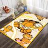 G Garfield Cartoon Cat Print Area Rug Non‑Slip Floor Mat Soft Carpet For Kids Bedroom Living Room Indoor Home Decor Holiday Gift