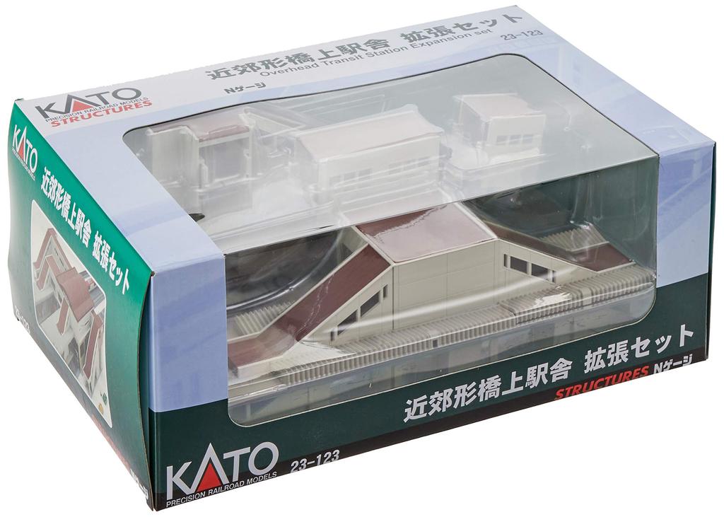 KATO N gauge suburban elevated station expansion set 23-123