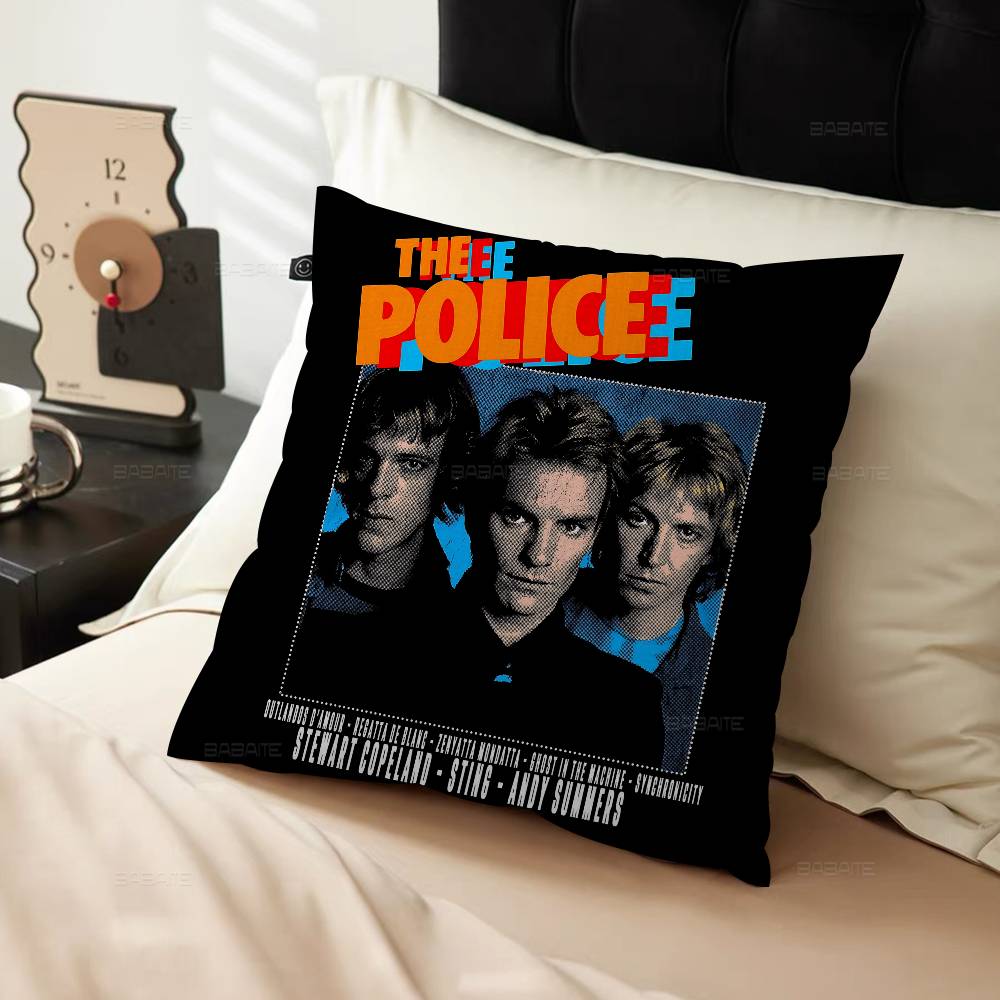 Rock Band The P-police Pillow Gift Home Office Decoration Pillow Bedroom Sofa Car Cushion CoverPillow Case