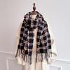 Luxury Winter Cashmere Scarf Women  Design Warm Pashmina Blanket Poncho Scarves Female Shawl Wraps Thick Foulard Bufanda