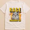 Rage Consumes Me T-Shirt • Funny Cat Meme Shirt • Sarcastic Graphic Shirt • Gift for Friends • Funny Cat Tee Unisex